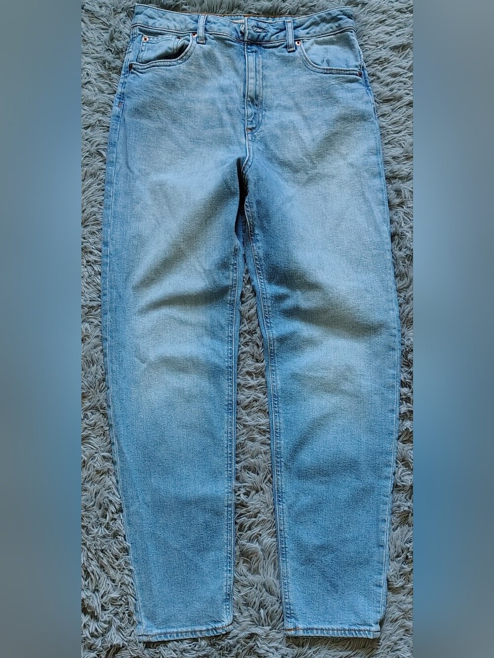 ASOS Denim High Rise Mom Fit Tapered Leg Jeans Size 28 X 30